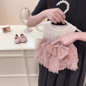 y1050 - Tutu Skirt Two-Piece Set - 图片 3