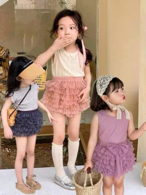 y1050 - Tutu Skirt Two-Piece Set