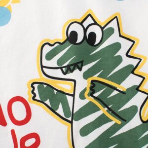 y1119 - Cartoon Dinosaur T-shirt - Image 2