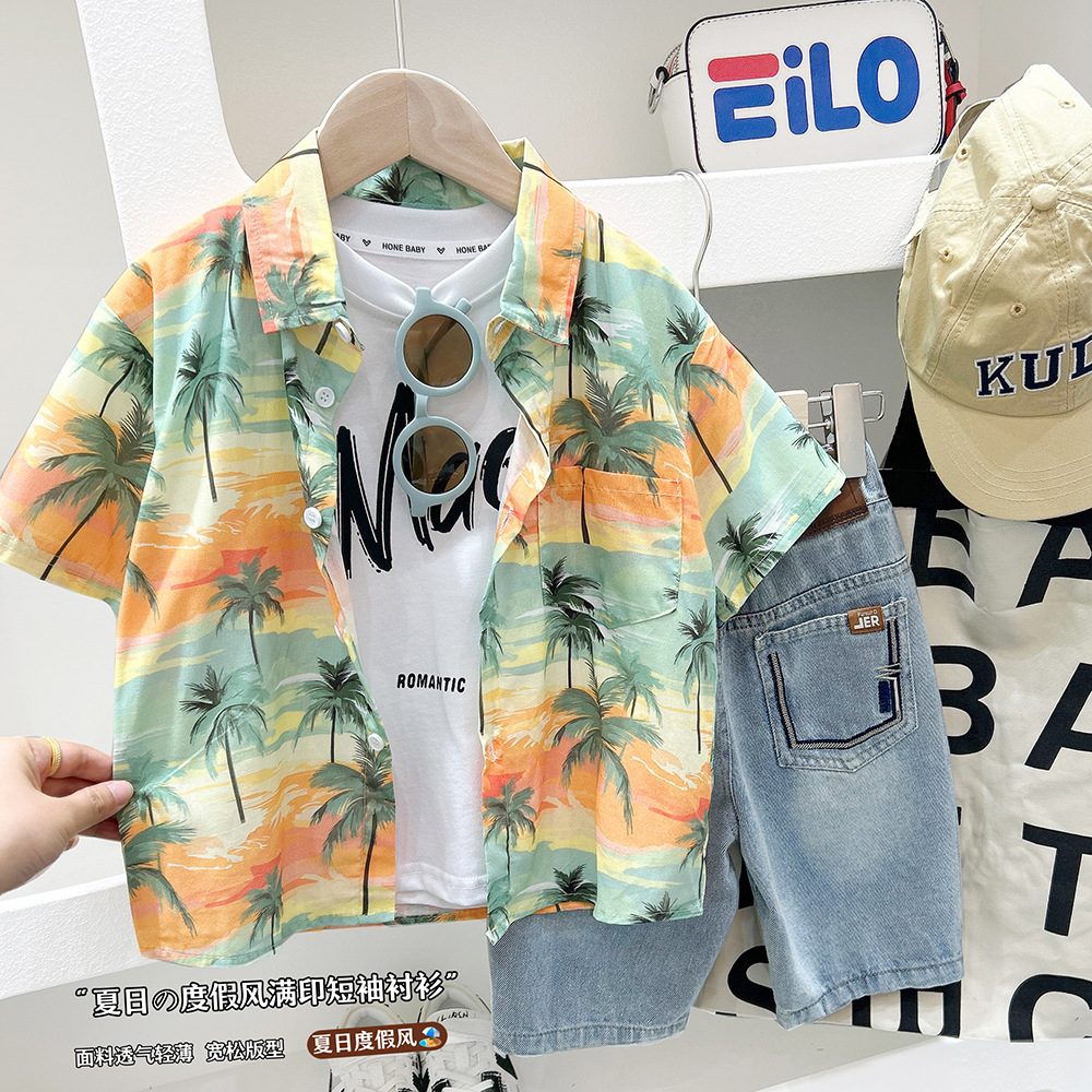 y1071 - Summer Hawaii Shirt - 图片 1