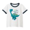 y1103 - Fast Dinosaur T-shirt - 图片 1