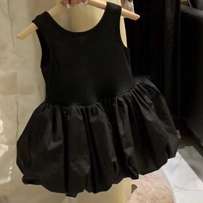y1114 - Black Puffy Dress - 图片 4