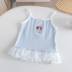 y1116 - Cute Embroidery Camisole - 图片 4
