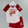 y1026 - Striped Mickey Red Set - Image 1