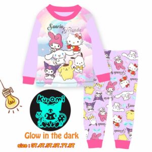 y1200 -Cute Cartoon Pajamas - 图片 3