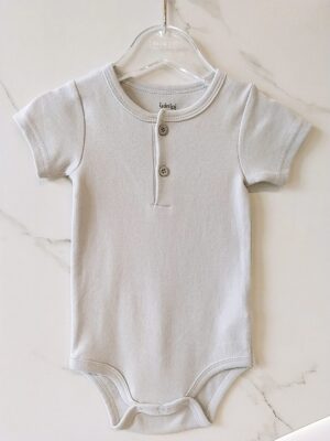 y1131 - Baby Boy & Baby Girl Button Romper - Image 5
