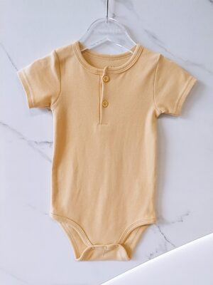 y1131 - Baby Boy & Baby Girl Button Romper - Image 9