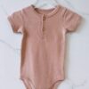 y1131 - Baby Boy & Baby Girl Button Romper - 图片 10