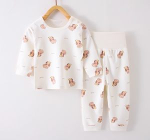 y1141 - Cute Cartoon Hight Waist Pajamas Set - 图片 12