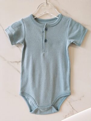 y1131 - Baby Boy & Baby Girl Button Romper - Image 13