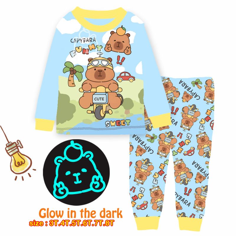y1200 -Cute Cartoon Pajamas - 图片 15