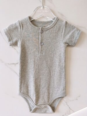 y1131 - Baby Boy & Baby Girl Button Romper - Image 24