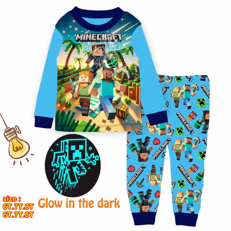 y1200 -Cute Cartoon Pajamas - 图片 28