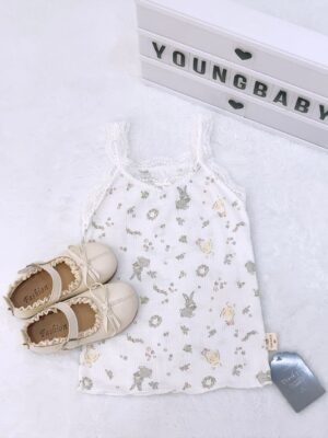 y1129 - Baby Girl Sweet Lace Vest - 图片 4