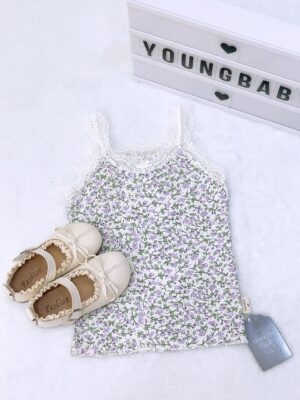 y1129 - Baby Girl Sweet Lace Vest - 图片 7