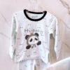 y1146 - Cartoon Lycra Pajamas Set - 图片 17
