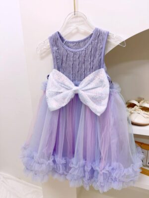 y1190 - Purple Puffy Princess Dress - 图片 8