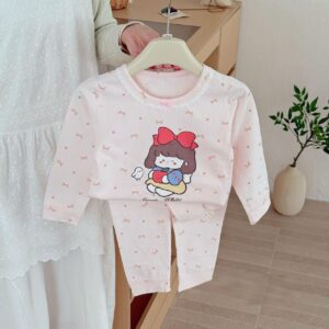 y1146 - Cartoon Lycra Pajamas Set - 图片 13