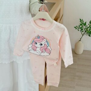 y1146 - Cartoon Lycra Pajamas Set - 图片 12