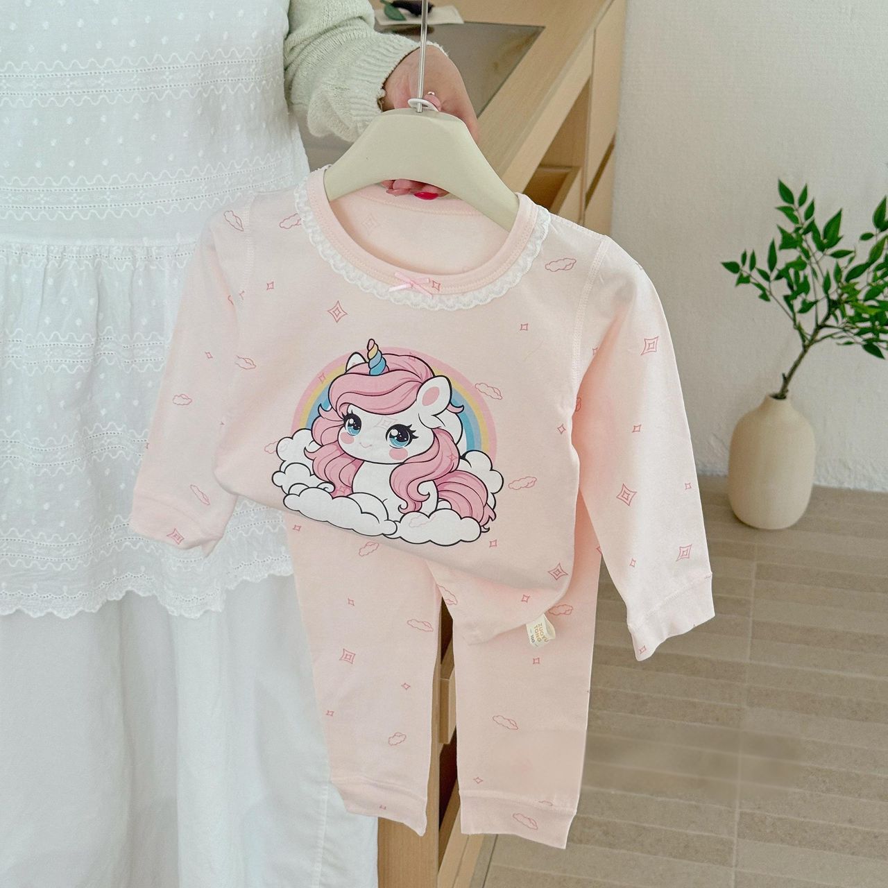 y1146 - Cartoon Lycra Pajamas Set - Image 12