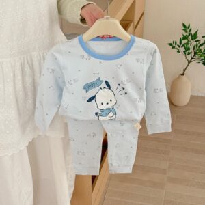 y1146 - Cartoon Lycra Pajamas Set - 图片 10