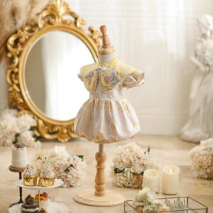 y1213 - CNY Premium Yellow Romper With Shawl - 图片 3