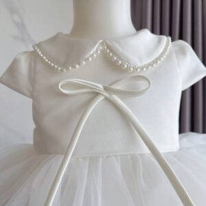 y1217 - Premium White Doll Collar Tutu Dress - 图片 4