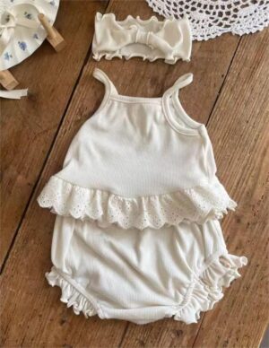 y1138 - Summer Vest Set With Headband - 图片 4