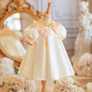 y1214 - CNY Premium Champagne Dress With Shawl - 图片 5