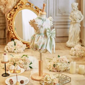 y1212 - CNY Premium Ribbon Flying Sleeves Romper - 图片 5