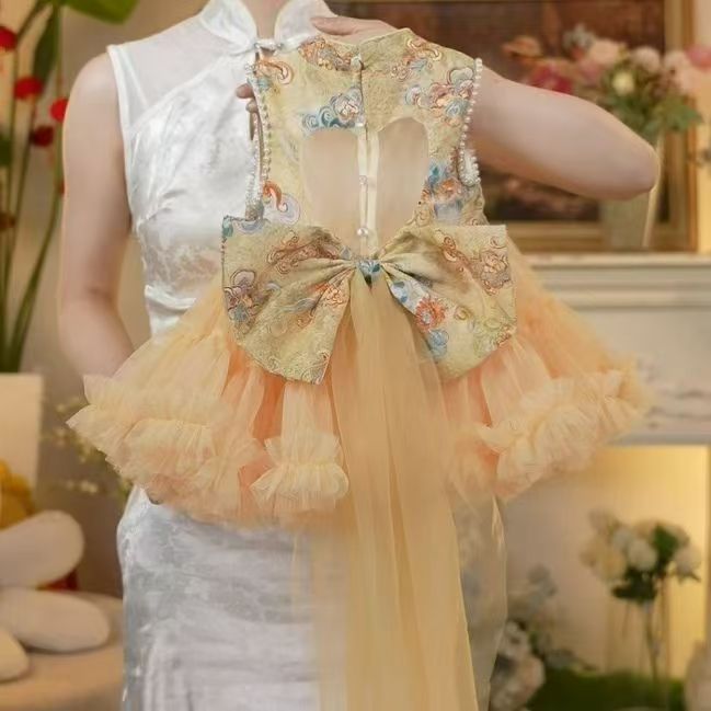 y1181 - CNY Cheongsam Tutu Dress - 图片 3