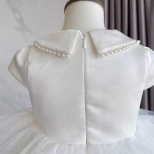 y1217 - Premium White Doll Collar Tutu Dress - 图片 5