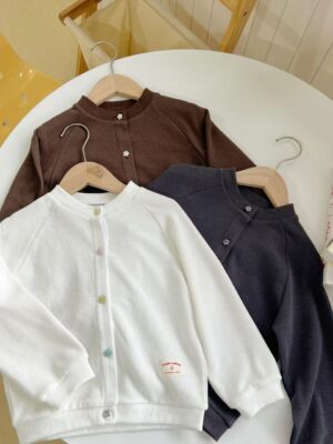 y1127 - Star Button Long Sleeve Jacket - 图片 2