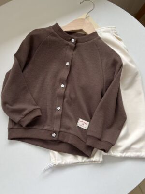 y1127 - Star Button Long Sleeve Jacket - 图片 3