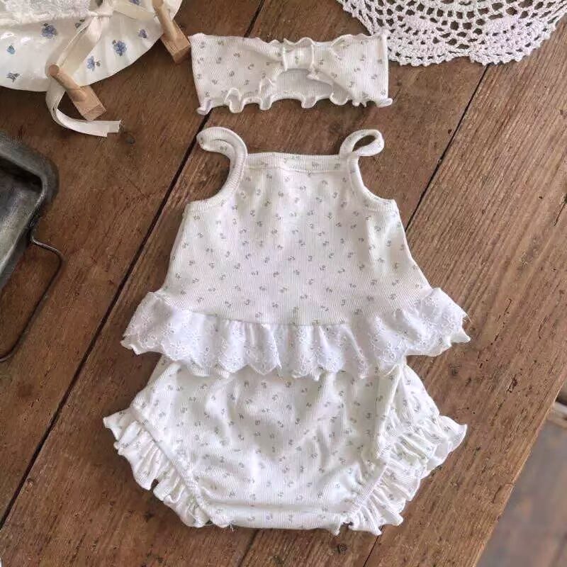 y1138 - Summer Vest Set With Headband - 图片 2