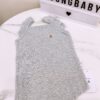 y1281 - Baby Girl Flying Sleeves Bear Romper - 图片 5