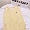 y1281 - Baby Girl Flying Sleeves Bear Romper - 图片 7