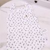 y1281 - Baby Girl Flying Sleeves Bear Romper - 图片 9