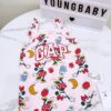 y1280 - Baby Girl Flying Sleeves Romper - Image 12