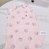 y1281 - Baby Girl Flying Sleeves Bear Romper - 图片 18