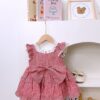 y1323 - CNY Red Cherry Plaid Lolita Suit - Image 4