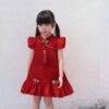 y1317 - CNY Red Ruyi Dress - 图片 2