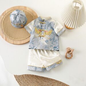y1267 - CNY Summer New Style Tang Suit For Boys - 图片 4