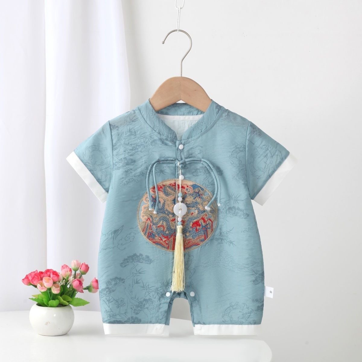 y1232 - CNY Blue & Red Jumper - 图片 2