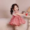 y1323 - CNY Red Cherry Plaid Lolita Suit - Image 10