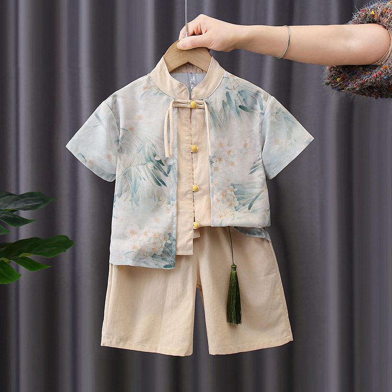 y1246 -CNY Tang Suit Short-sleeve Set - 图片 7