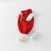 y1294 - CNY Red Flying Sleeves Romper - Image 7