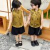 y1245 - CNY Style Vest Summer Bamboo Tang Suit - 图片 7