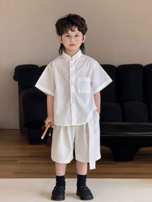 y1305 - CNY White Blue 3 in 1 Suit - 图片 7