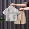 y1246 -CNY Tang Suit Short-sleeve Set - 图片 4